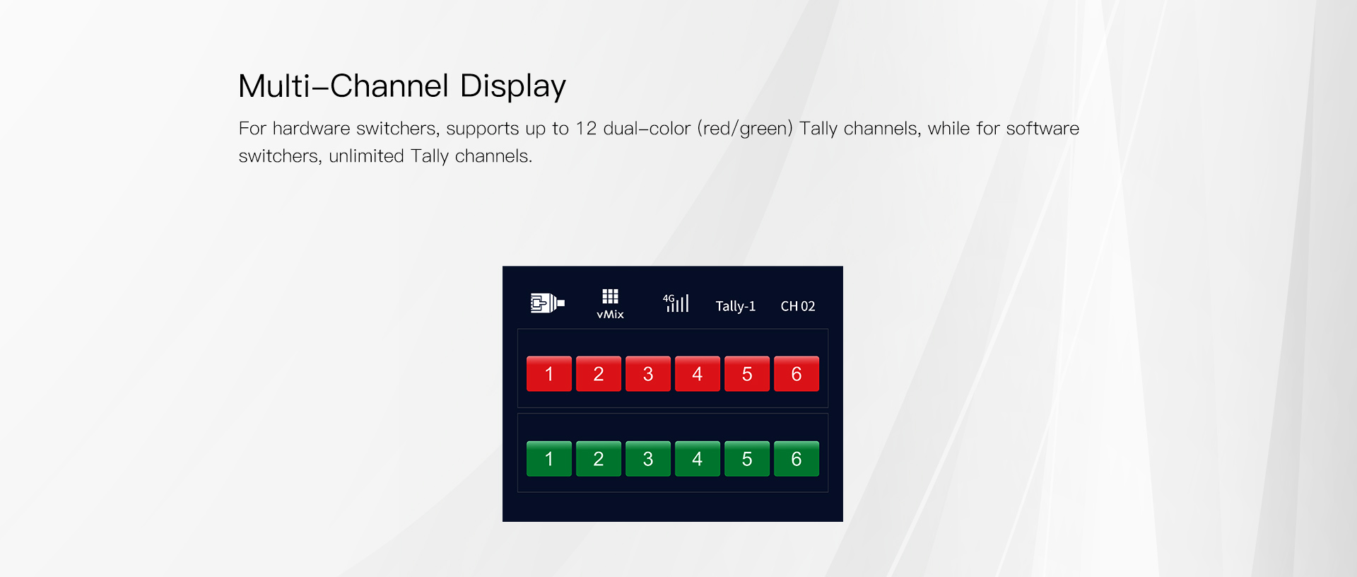 TocTec Wireless Tally features